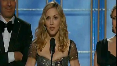 Madonna ganó el premio a la Mejor Canción Original en los Globos de Oro 2012