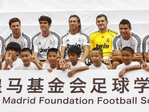 Video: Vea el partido que jugó Real Madrid ante 109 niños en China