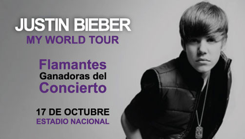 Flamantes ganadoras de las entradas para el concierto de Justin Bieber en Lima