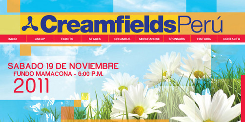 El Creamfields Perú 2011 está a la vuelta de la esquina