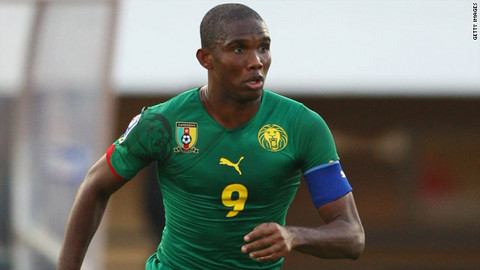 Eto'o fue suspendido por 7 fechas de la selección de Camerún