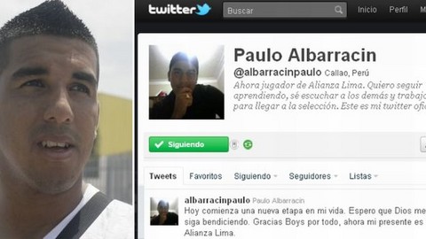 Albarracín en Twitter: 'Ahora mi presente es Alianza Lima'