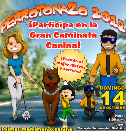 Gran Maratón de Canes y Primer Matrimonio Canino en San Juan de Miraflores