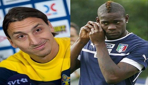 Ibrahimovic tildó de mediocres al Barcelona y a Mario Balotelli