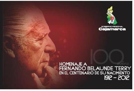 Región Cajamarca rinde homenaje a Fernando Belaunde