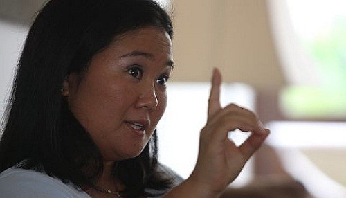 Keiko Fujimori arremetió contra Alejandro Toledo