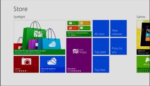 Microsoft va con Windows 8 Apps Store como sustituto de Metro