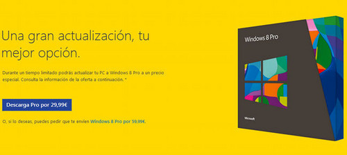 Microsoft vende 4 millones de actualizaciones de Windows 8 en 72 horas