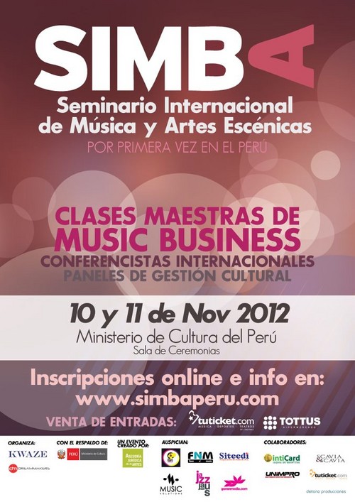 Seminario Internacional de Música y Artes Escénicas.