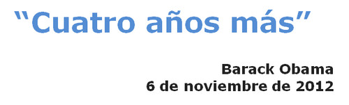 Barack Obama y sus 'cuatro años más': suerte en lo que se viene