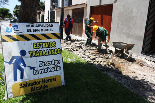 San Miguel embellecerá rostro de urbanización donde no se hacía obras hace 40 años