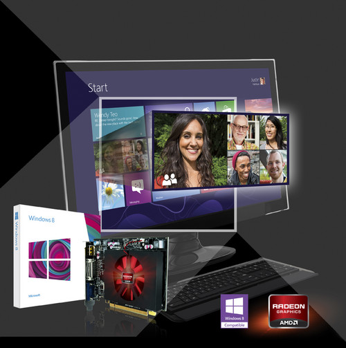 AMD Impulsa una experiencia de Windows 8 superior a través de más de 125 diseños de PCs