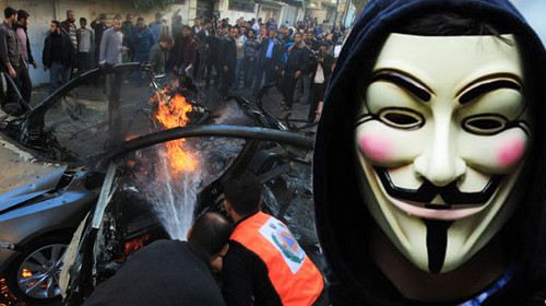 Anonymous atacó  un centenar de páginas web  israelíes