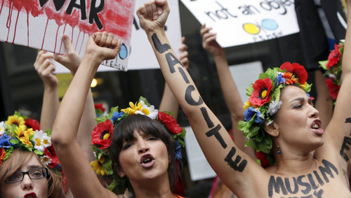 Líder del polémico grupo feminista FEMEN está prohibida de ingresar a Rusia