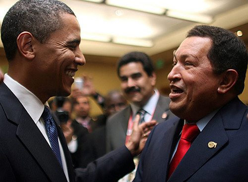 Entre Obama y Chávez