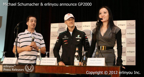 Michael Schumacher y erlinyou anuncian el GP2000