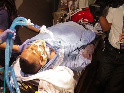 Héctor Macho Camacho se mantiene vivo con respirador artificial
