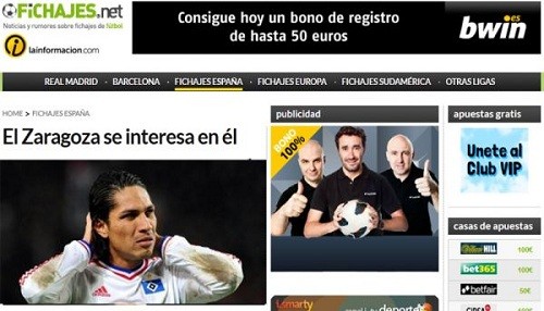 Paolo Guerrero es pretendido por el Zaragoza de España