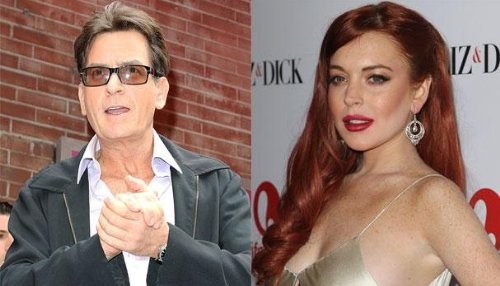 Charlie Sheen dio a Lindsay Lohan 100.000 dólares para pagar su deuda con hacienda