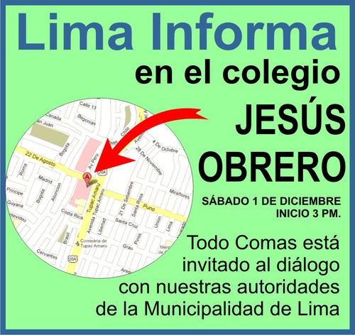 Encuentro distrital con los vecinos de Comas