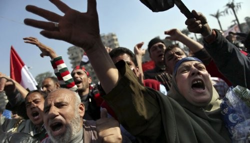 Miles salieron a las calles para apoyar al presidente de Egipto