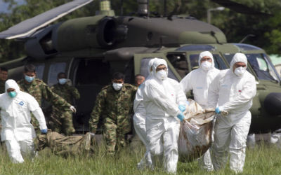 Colombia: mueren 20 miembros de las FARC por bombardeo militar en Nariño