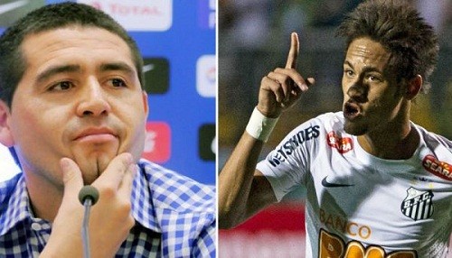 Santos planea juntar a Neymar y Riquelme en el 2013