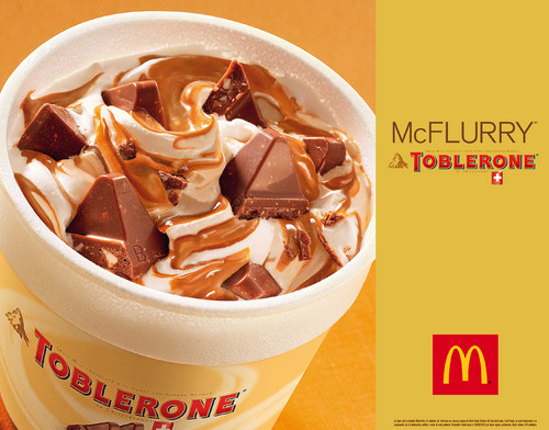 Toblerone se une a McFlurry para dar la bienvenida al verano