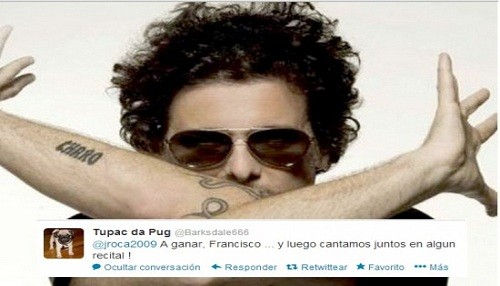 Andrés Calamaro apoya a su imitador peruano en 'Yo Soy'