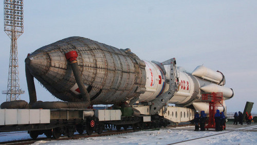 Desde Rusia despegó el cohete propulsor Proton-M
