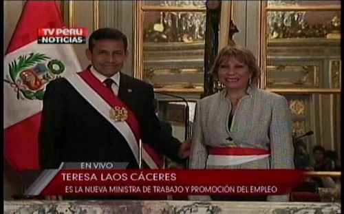 Teresa Laos Cáceres asumió como Ministra de Trabajo