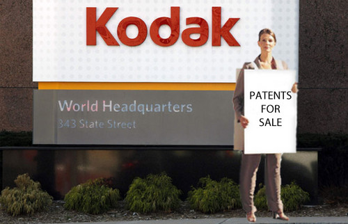 Apple, Google y Microsoft se unen para comprar patentes Kodak