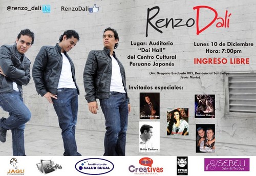 Invitación a Concierto de Renzo Dali Ver (Video)