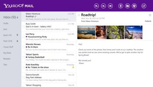 Yahoo Mail recibe una renovación similar a Gmail para Windows 8, iOS y Android