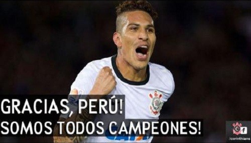 Corinthians: ¡Gracias Perú, somos todos campeones!