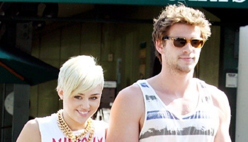 Miley Cyrus teme la altura de su novio Liam Hemsworth