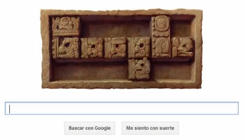 El calendario Maya es el nuevo Doodle de Google