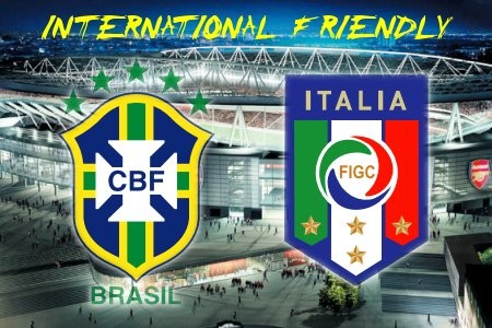 Brasil tendrá un partido amistoso con su similar de Italia