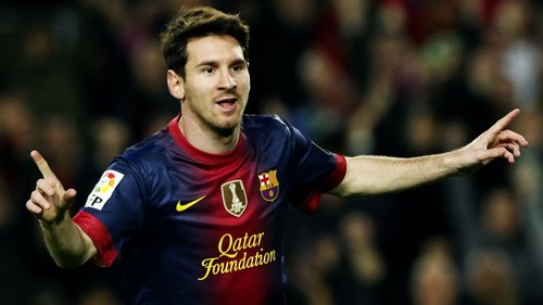 Lionel Messi terminó el 2012 marcando 91 goles