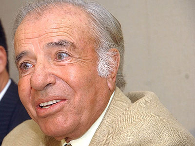 Carlos Menem sobre Cristina Fernández: a veces se le van las cosas de las manos