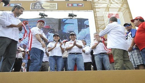 Ollanta Humala inaugura el Village Dakar en la Costa Verde