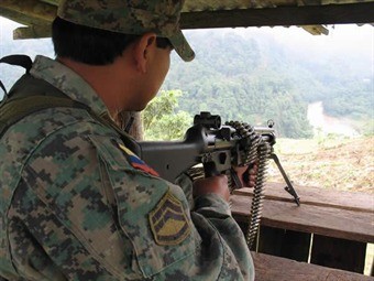Ejército ecuatoriano pierde armamento militar en un puesto fronterizo con Colombia