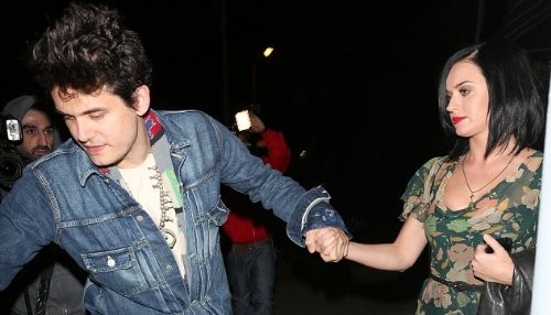 John Mayer y Katy Perry disfrutan de una cena romántica [FOTOS]