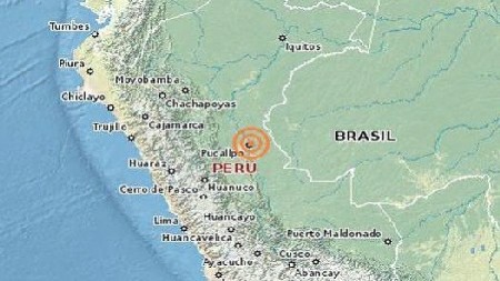 Sismo de 4,5 grados azota Pucallpa