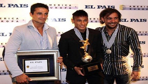 Neymar fue premiado como el 'Rey del fútbol de América'
