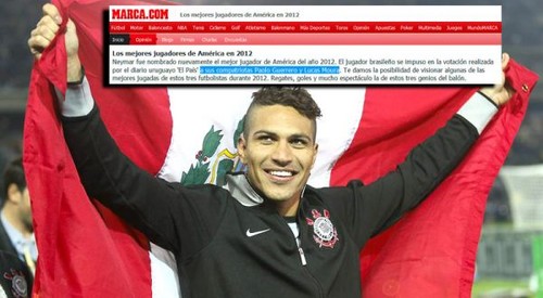 Paolo Guerrero es brasilero, según prensa española