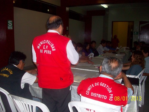 Federación de Asentamientos Humanos de Mi Perú y la Municipalidad de Mi Perú se unen con el Comité Cívico Pro Distrito de Mi Perú