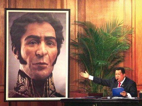Chávez y Bolívar [Venezuela]