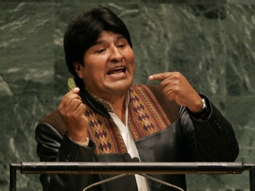 Evo Morales tras aprobación de masticado en la ONU: que viva la coca y mueran los yanquis