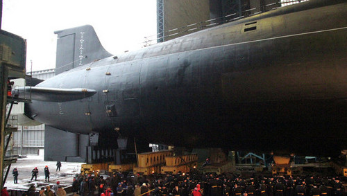 Rusia inició las pruebas del submarino nuclear Vladímir Monomaj